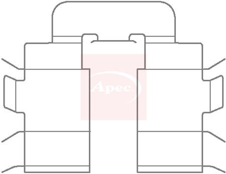 Apec KIT1147 Accessory Kit, disc brake pad - 1