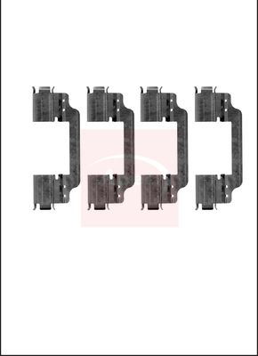 Apec KIT1378 Accessory Kit, disc brake pad - 1