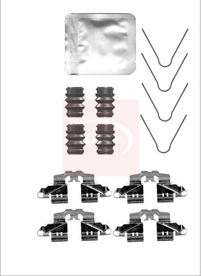 Apec KIT1382 Accessory Kit, disc brake pad - 1