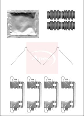 Apec KIT1386 Accessory Kit, disc brake pad - 1