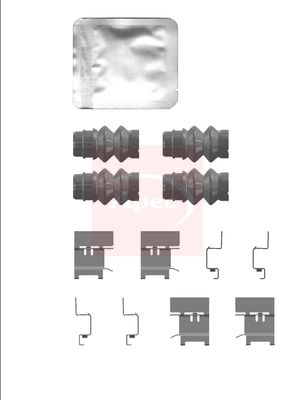 Apec KIT1517 Accessory Kit, disc brake pad - 1