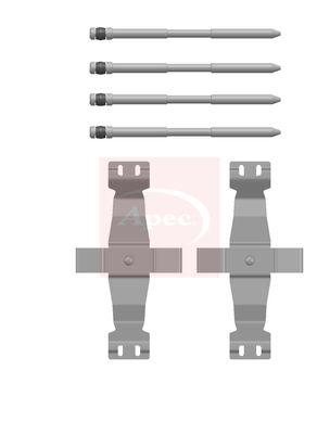 Apec KIT1518 Accessory Kit, disc brake pad - 1