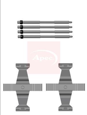 Apec KIT1566 Accessory Kit, disc brake pad - 1