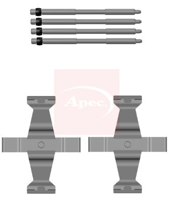 Apec KIT1566 Accessory Kit, disc brake pad - 2
