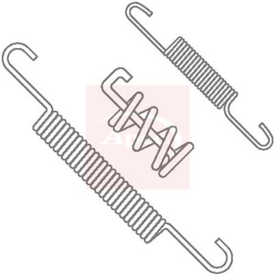 Apec KIT2013 Accessory Kit, parking brake shoes - 1
