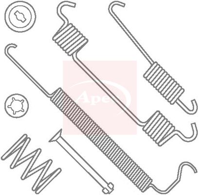 Apec KIT2017 Accessory Kit, brake shoes - 1