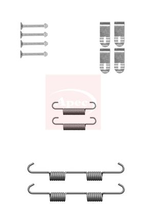 Apec KIT2139 Accessory Kit, parking brake shoes - 1