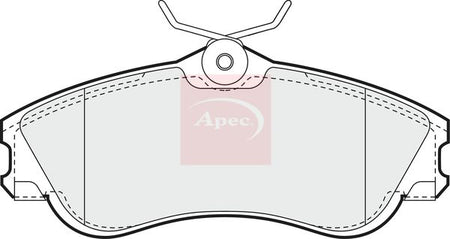 Apec PAD1001 Brake Pad Set, disc brake - 1