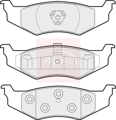 Apec PAD1003 Brake Pad Set, disc brake - 1