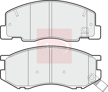 Apec PAD1004 Brake Pad Set, disc brake - 1