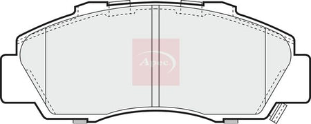 Apec PAD1014 Brake Pad Set, disc brake - 1