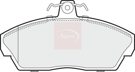 Apec PAD1019 Brake Pad Set, disc brake - 1