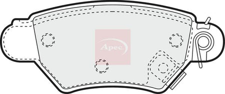 Apec PAD1024 Brake Pad Set, disc brake - 1