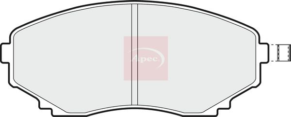 Apec PAD1026 Brake Pad Set, disc brake - 1