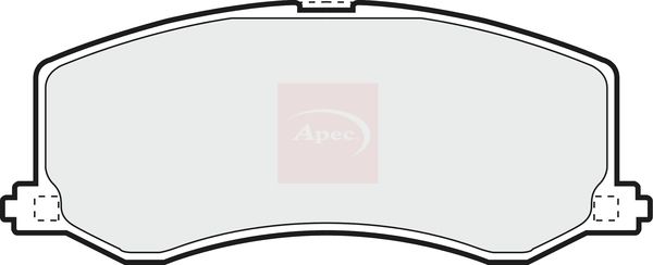 Apec PAD1028 Brake Pad Set, disc brake - 1