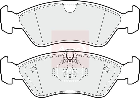 Apec PAD1031 Brake Pad Set, disc brake - 1