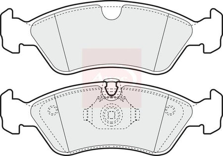 Apec PAD1031 Brake Pad Set, disc brake - 1