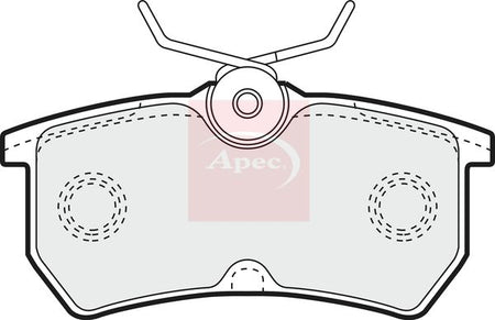 Apec PAD1039 Brake Pad Set, disc brake - 1