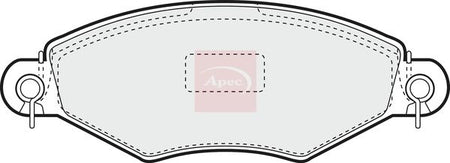 Apec PAD1041 Brake Pad Set, disc brake - 1