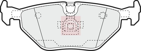 Apec PAD1045 Brake Pad Set, disc brake - 1