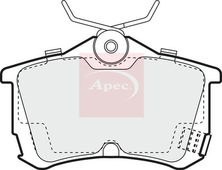 Apec PAD1046 Brake Pad Set, disc brake - 1