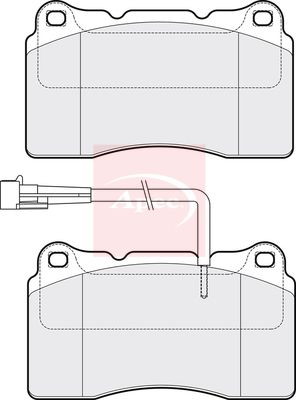 Apec PAD1050 Brake Pad Set, disc brake - 1