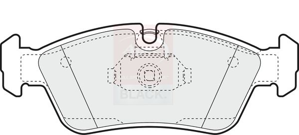 Apec PAD1061B Brake Pad Set, disc brake - 1
