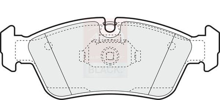 Apec PAD1061B Brake Pad Set, disc brake - 1