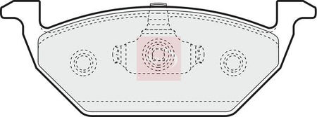 Apec PAD1062 Brake Pad Set, disc brake - 1