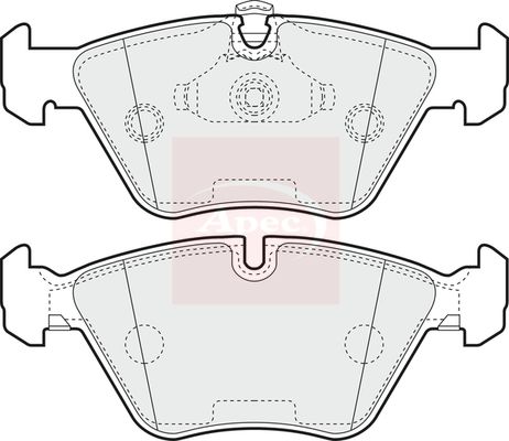 Apec PAD1065 Brake Pad Set, disc brake - 1
