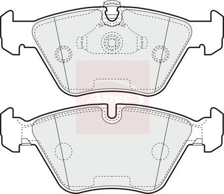 Apec PAD1065 Brake Pad Set, disc brake - 1