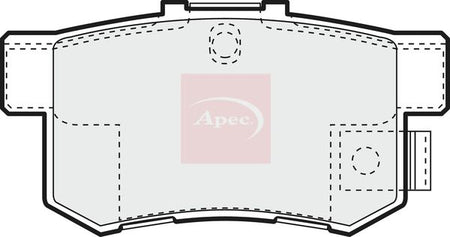 Apec PAD1066 Brake Pad Set, disc brake - 1