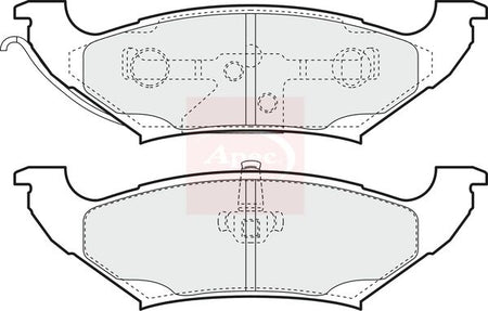 Apec PAD1069 Brake Pad Set, disc brake - 1