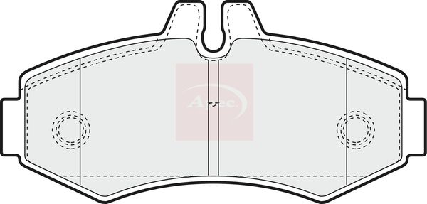 Apec PAD1074 Brake Pad Set, disc brake - 1