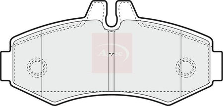 Apec PAD1074 Brake Pad Set, disc brake - 1