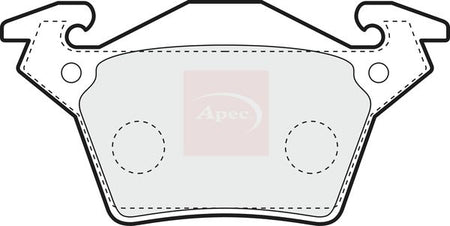 Apec PAD1077 Brake Pad Set, disc brake - 1