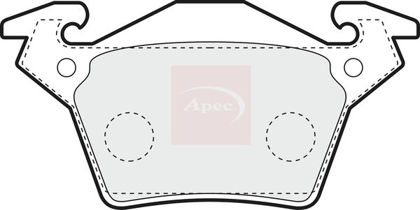 Apec PAD1077 Brake Pad Set, disc brake - 1