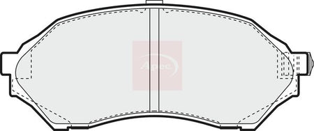 Apec PAD1081 Brake Pad Set, disc brake - 1
