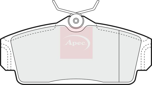 Apec PAD1082 Brake Pad Set, disc brake - 1
