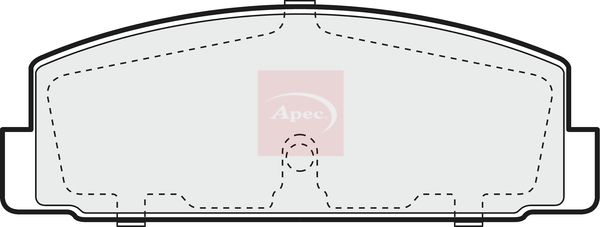 Apec PAD1090 Brake Pad Set, disc brake - 1