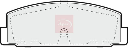 Apec PAD1090 Brake Pad Set, disc brake - 1
