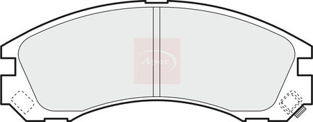 Apec PAD1091 Brake Pad Set, disc brake - 1