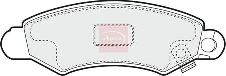 Apec PAD1094 Brake Pad Set, disc brake - 1