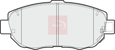 Apec PAD1096 Brake Pad Set, disc brake - 1