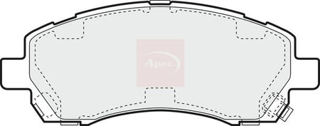 Apec PAD1097 Brake Pad Set, disc brake - 1
