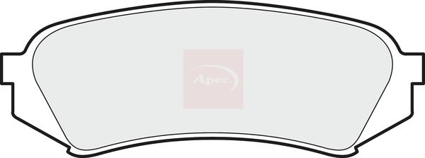 Apec PAD1099 Brake Pad Set, disc brake - 1