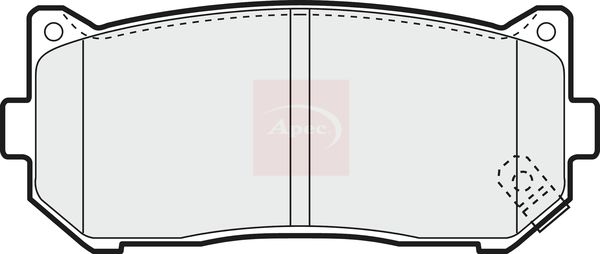 Apec PAD1101 Brake Pad Set, disc brake - 1