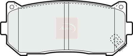 Apec PAD1101 Brake Pad Set, disc brake - 1