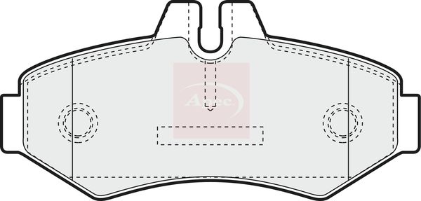 Apec PAD1104 Brake Pad Set, disc brake - 1