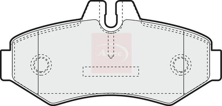 Apec PAD1104 Brake Pad Set, disc brake - 1